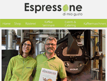 Tablet Screenshot of espressone.de